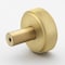 Gliderite Hardware 1-1/2 in. Knurled Knob Satin Gold 5825-SG-1 - alternate 4